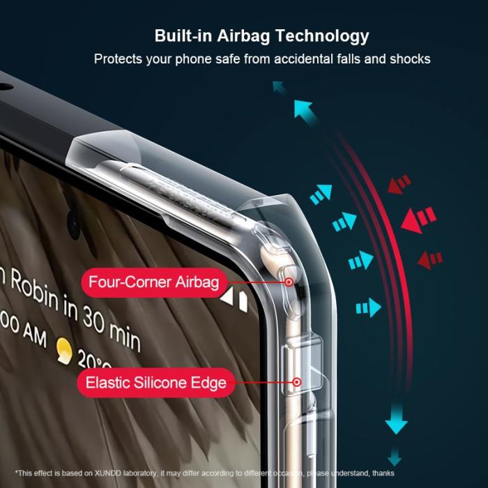 XUNDD - XUNDD Google Pixel 7 Pro Skal Skyddande Svart