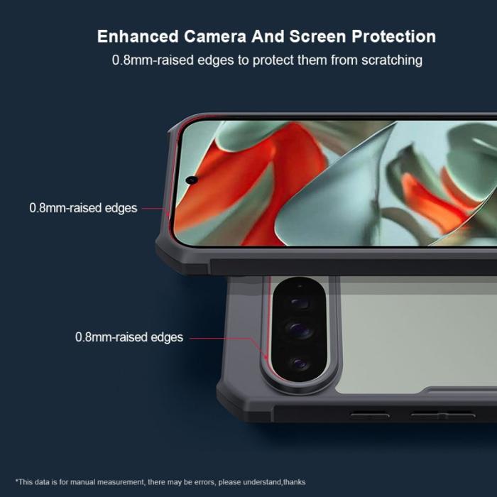 XUNDD - XUNDD Google Pixel 9 Pro Skal Dropproof TPU + Akryl Klar