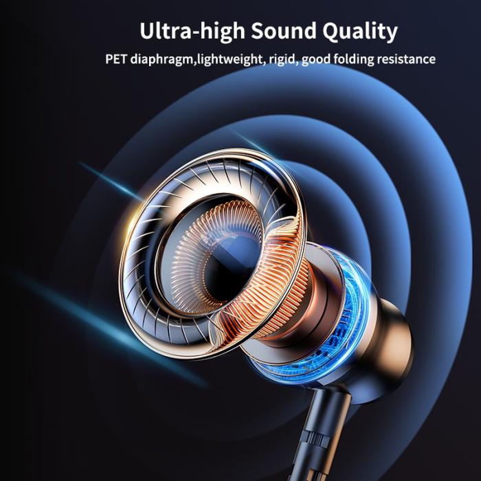 XUNDD - XUNDD H002 Bluetooth-hörlurar med smart touch, svart