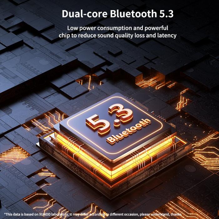 XUNDD - XUNDD H002 Trådlösa Hörlurar med Nackmontering Svart