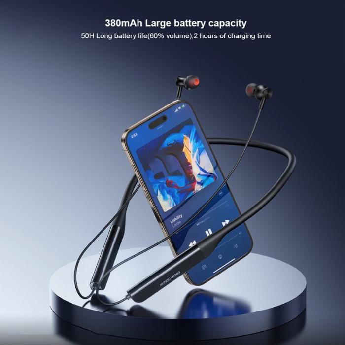 XUNDD - XUNDD H003 Bluetooth-hörlurar med ENC brusreducering svart
