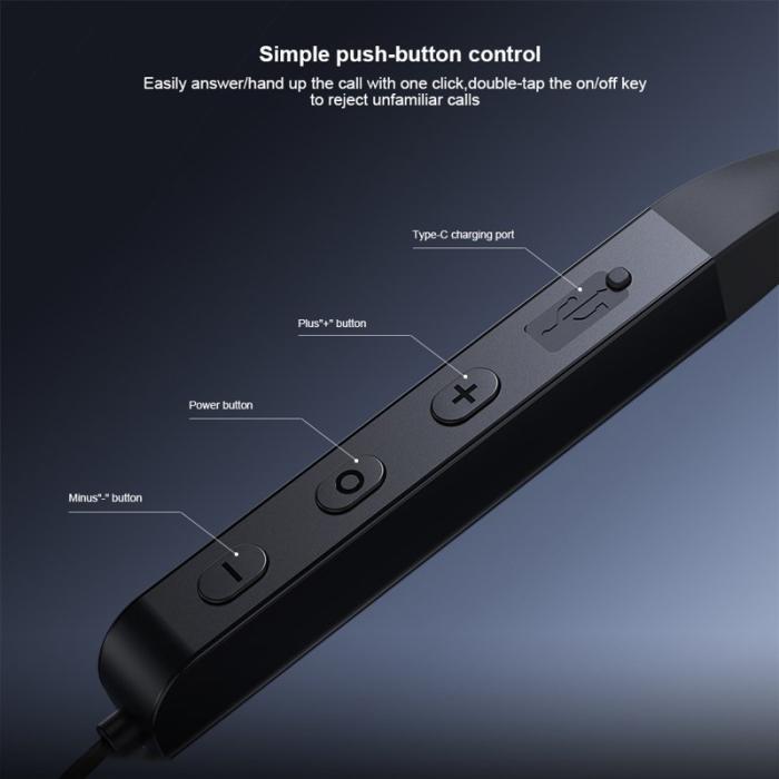 XUNDD - XUNDD H003 Bluetooth-hörlurar med ENC brusreducering svart