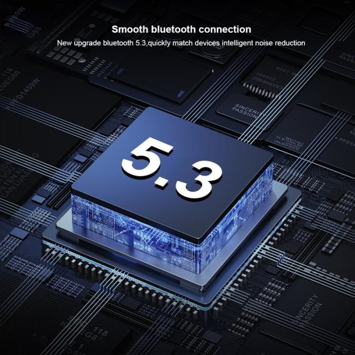 XUNDD - XUNDD H003 Bluetooth-hörlurar med ENC brusreducering svart