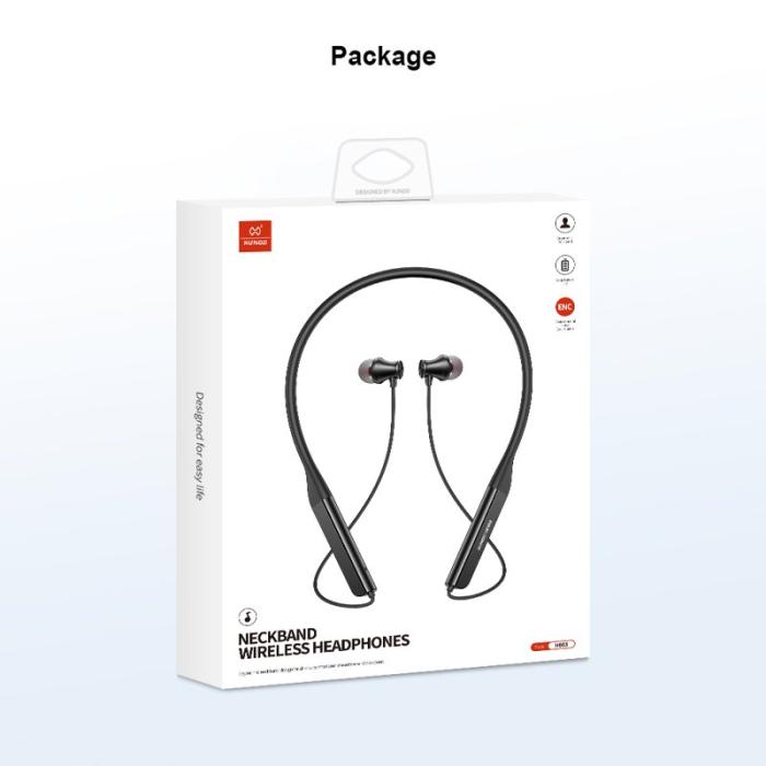 XUNDD - XUNDD H003 Bluetooth-hörlurar med ENC brusreducering svart