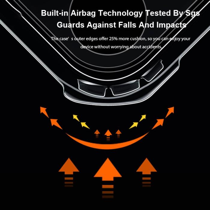 XUNDD - XUNDD iPhone 13 Pro Skal Acrylic TPU Skyddsfodral Svart