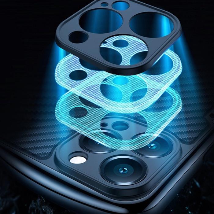 XUNDD - XUNDD iPhone 13 Pro Skal Carbon Fiber Grön 6.1 tum