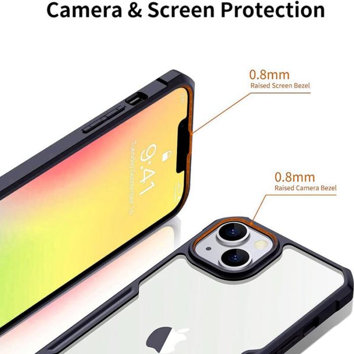 XUNDD - XUNDD iPhone 13 Skal Scratch-resistant Anti-fall Svart