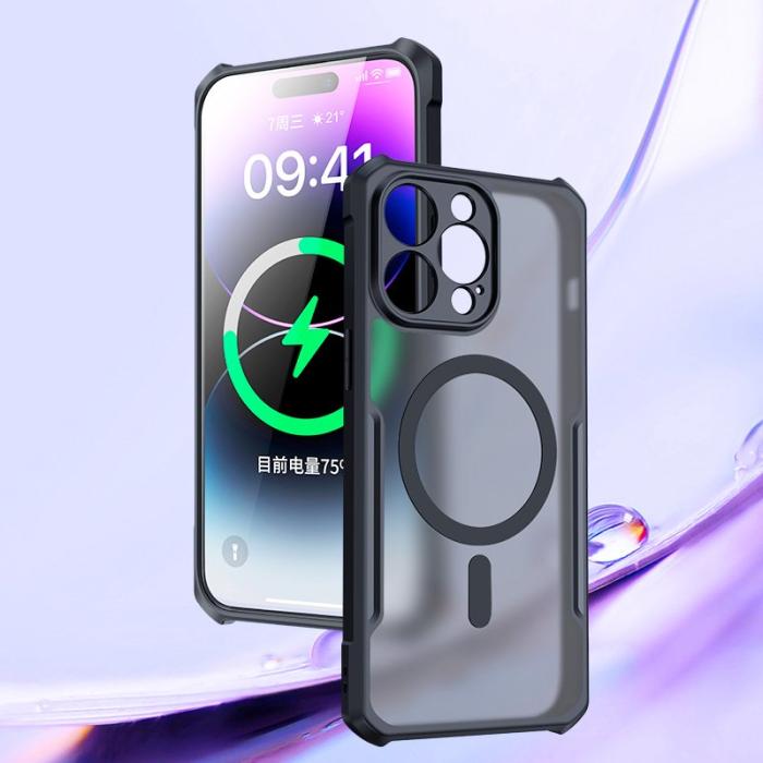 XUNDD - XUNDD iPhone 14 Pro Max Skal Magnetiskt Hård Akryl TPU Blå