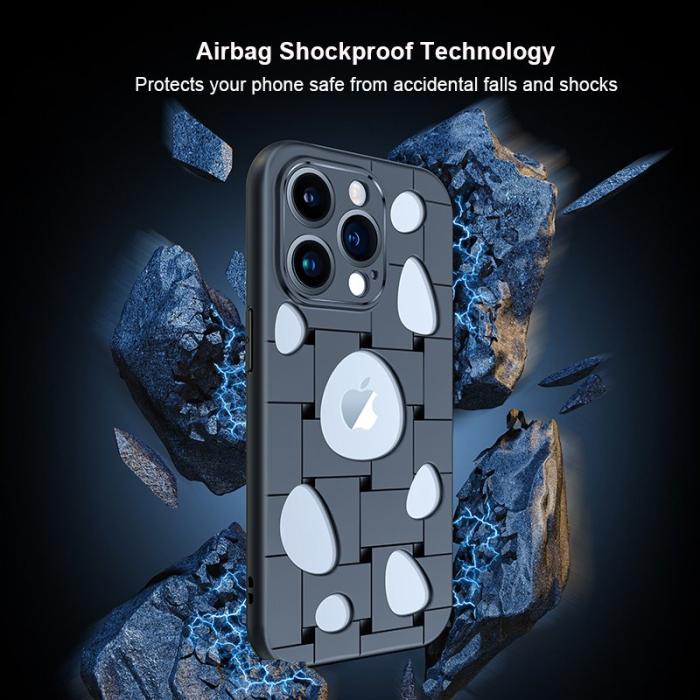 XUNDD - XUNDD iPhone 14 Pro Skal TPU Drop-proof Svart