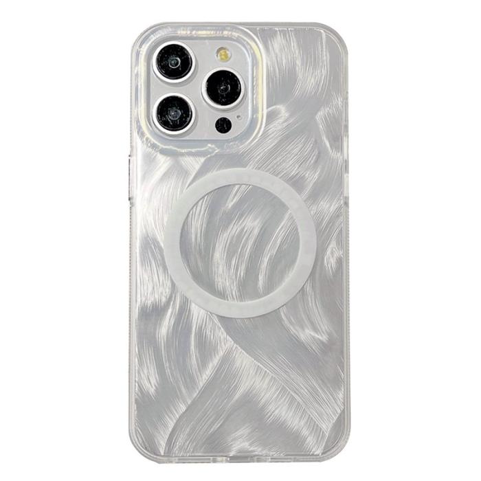 XUNDD - XUNDD iPhone 15 Pro Max Skal TPU+Acrylic IMD MagSafe - Vit