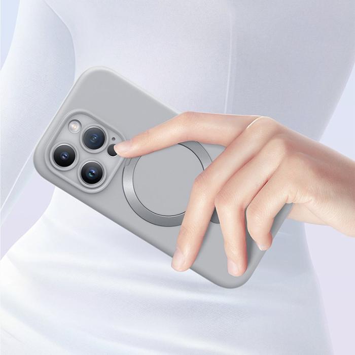 XUNDD - XUNDD iPhone 15 Pro Reno Skal Magnetisk Grå Scratch Proof