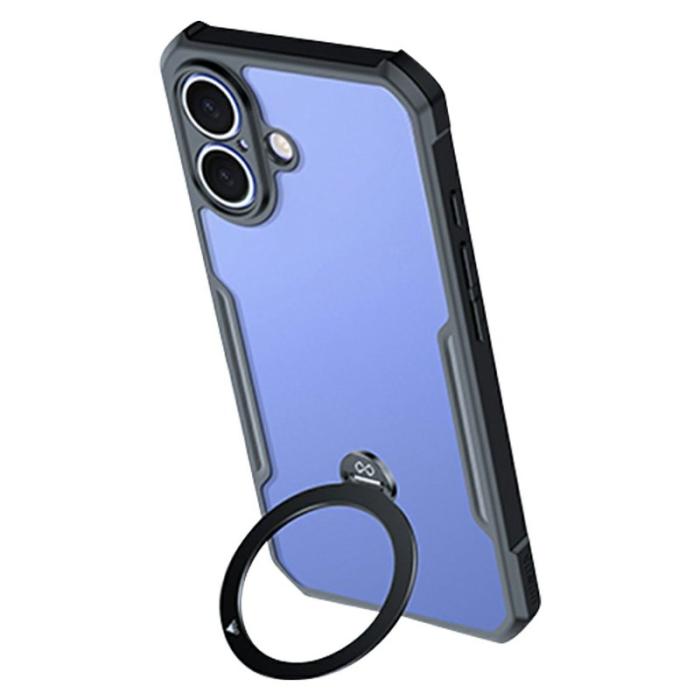 XUNDD - XUNDD iPhone 16 Plus Skal 360° Magnetisk Ställ Shockproof Svart