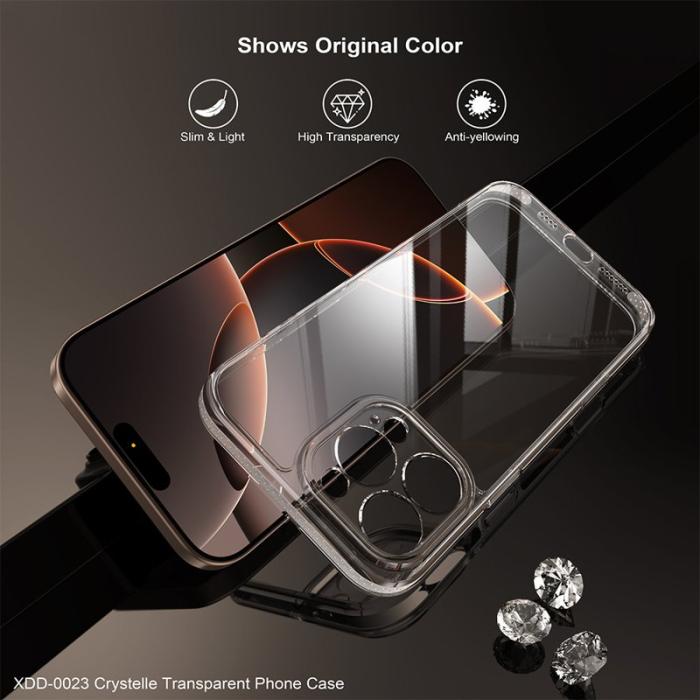 XUNDD - XUNDD iPhone 16 Pro Max Skal Klar Anti-Scratch Hård PC Transparent