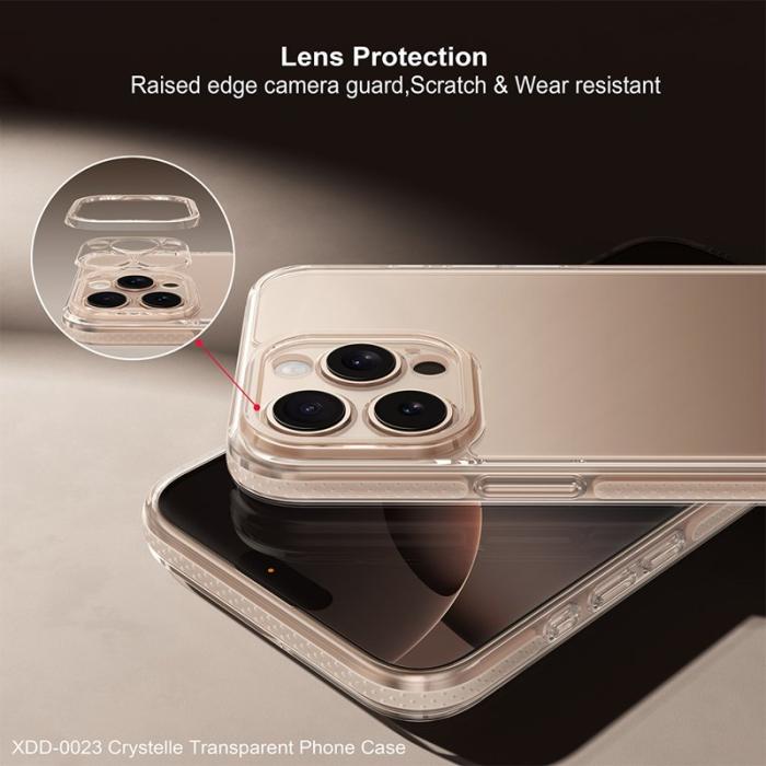 XUNDD - XUNDD iPhone 16 Pro Max Skal Klar Anti-Scratch Hård PC Transparent