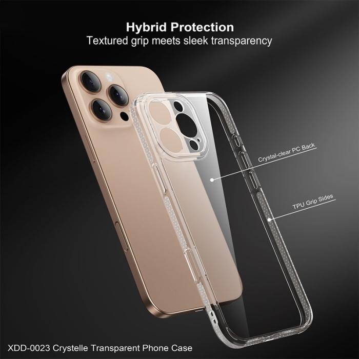 XUNDD - XUNDD iPhone 16 Pro Max Skal Klar Anti-Scratch Hård PC Transparent