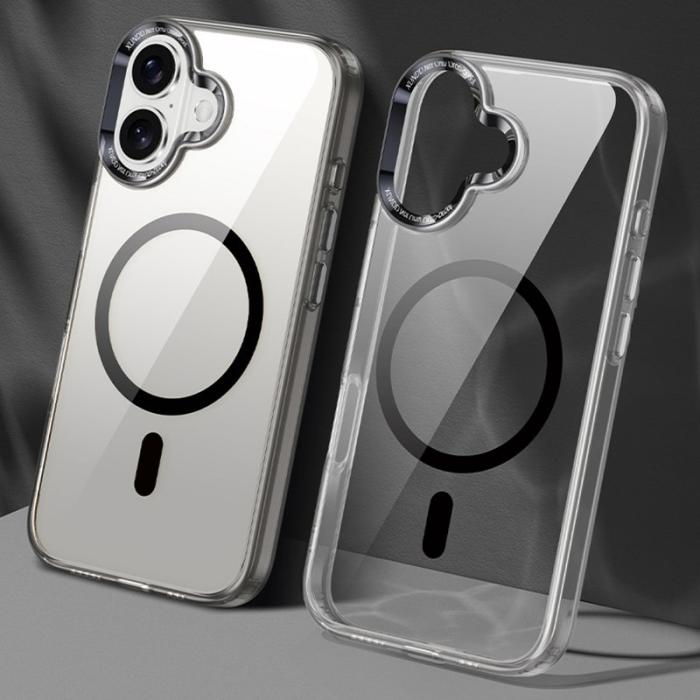 XUNDD - XUNDD iPhone 16 Skal MagSafe TPU+Acrylic Transparent