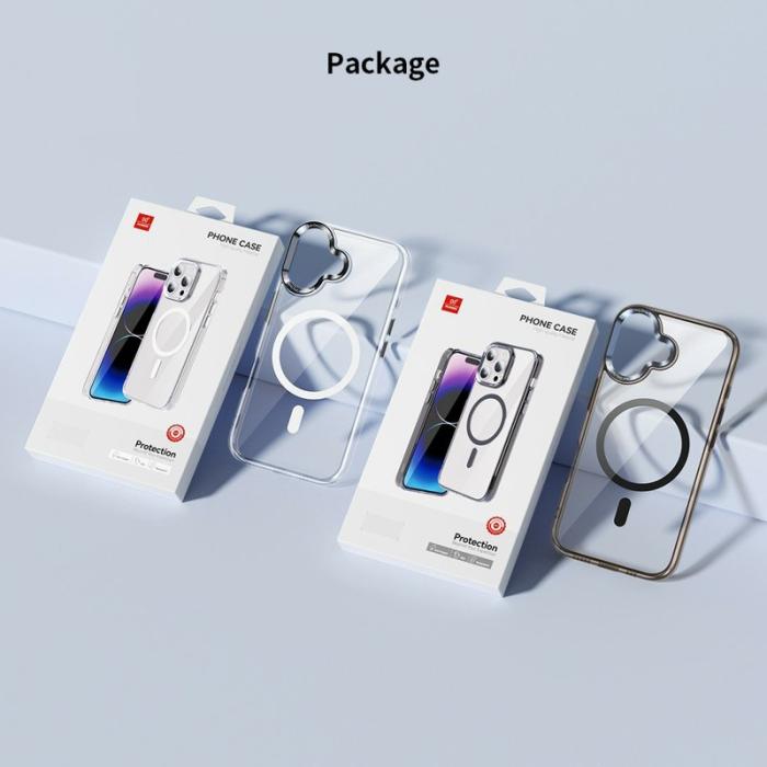 XUNDD - XUNDD iPhone 16 Skal MagSafe TPU+Acrylic Transparent