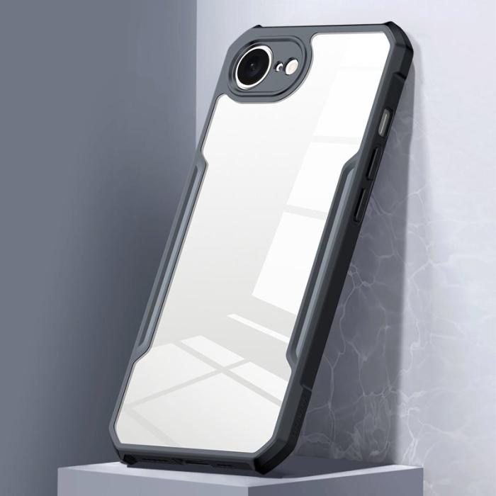 XUNDD - XUNDD iPhone 16e Skal TPU+Acrylic Repellerande Fodral Transparent