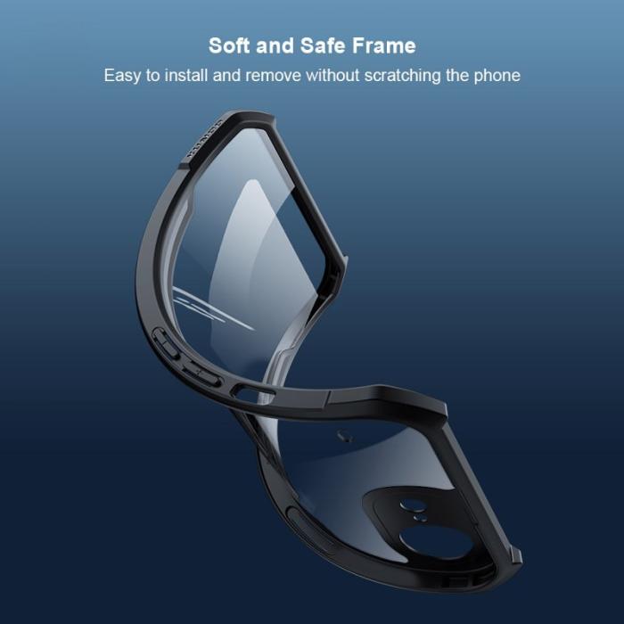 XUNDD - XUNDD iPhone 16e Skal TPU+Acrylic Repellerande Fodral Transparent