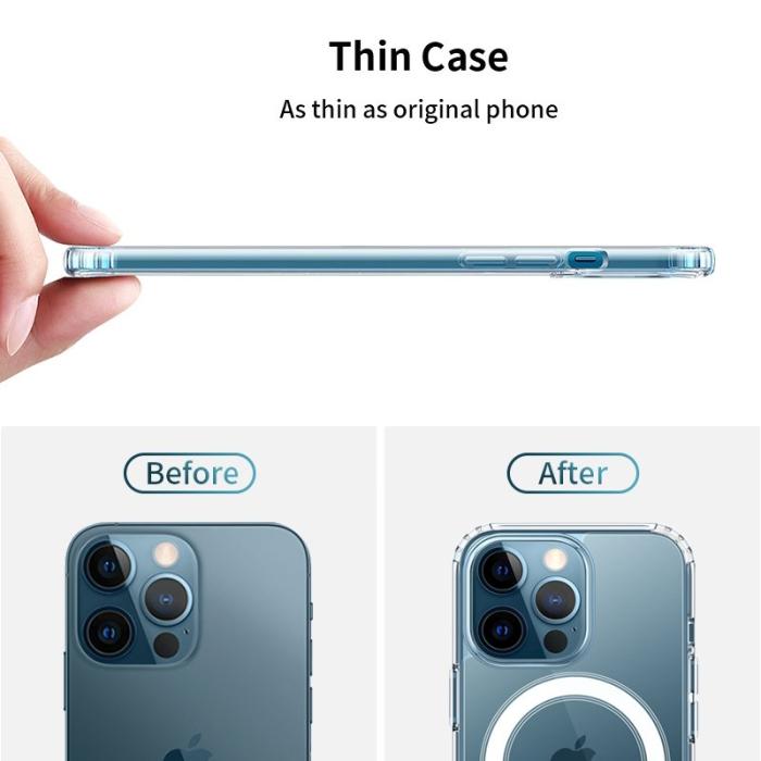 XUNDD - XUNDD Mag Series Skal iPhone 14 Pro Max 6.7 tum Transparent