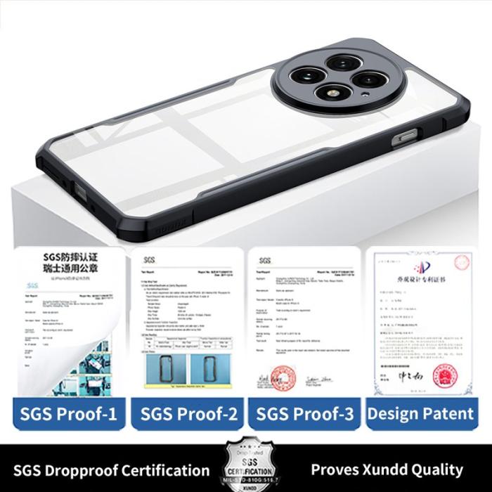 XUNDD - XUNDD OnePlus 13 Skal Dropproof TPU + Akryl Klar Bakside