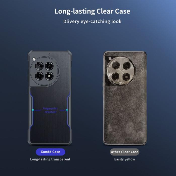 XUNDD - XUNDD OnePlus Ace 3 5G Skal HD Clear Design Transparent