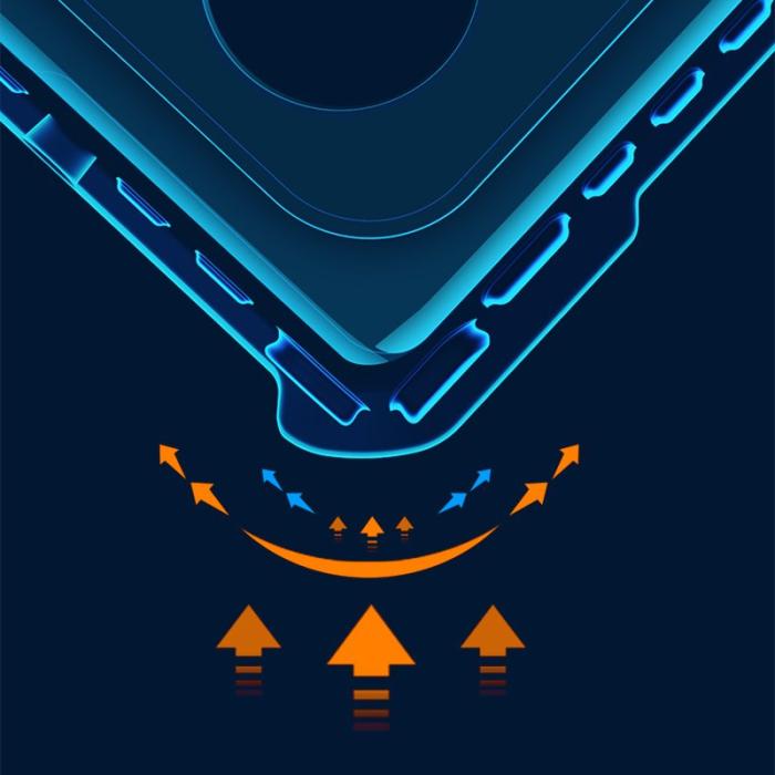 XUNDD - XUNDD Samsung Galaxy Note20 Fodral Stöttålig TPU+Acrylic Svart