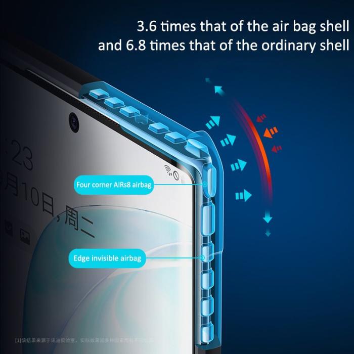 XUNDD - XUNDD Samsung Galaxy Note20 Fodral Stöttålig TPU+Acrylic Svart