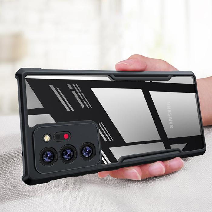 XUNDD - XUNDD Samsung Galaxy Note20 Fodral Stöttålig TPU+Acrylic Svart