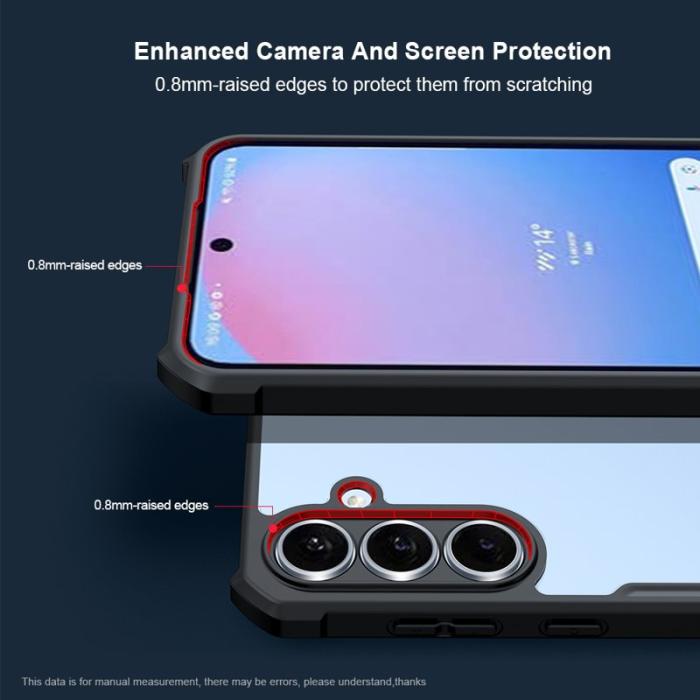 XUNDD - XUNDD Samsung Galaxy S25 FE Skal Dropproof TPU Klar Bakgrund