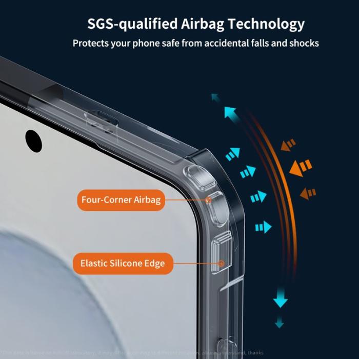 XUNDD - XUNDD Samsung Galaxy S25 Slim Fodral Dropproof Klar TPU