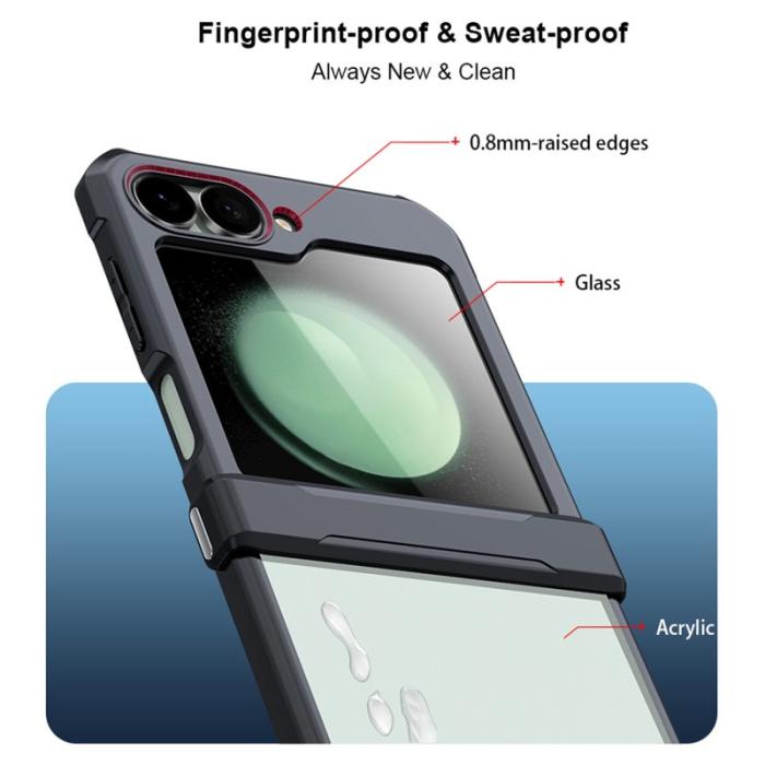 XUNDD - XUNDD Samsung Galaxy Z Flip7 FE / Z Flip6 5G Mobilskal Transparent