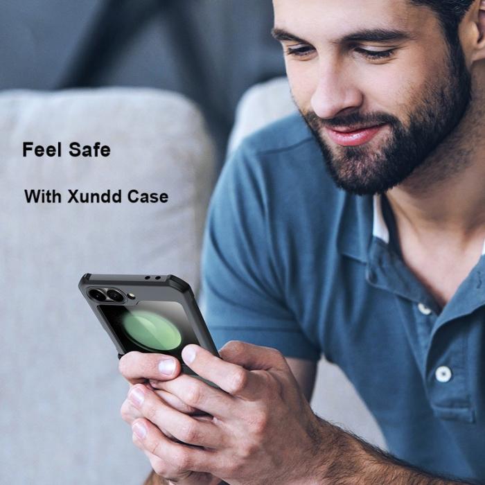 XUNDD - XUNDD Samsung Galaxy Z Flip7 FE / Z Flip6 5G Mobilskal Transparent