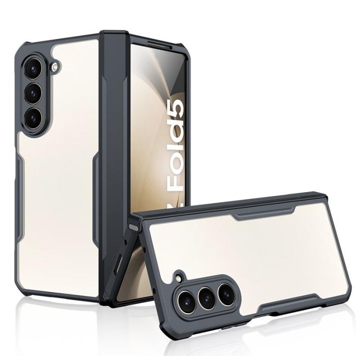 XUNDD - XUNDD Samsung Galaxy Z Fold5 Fodral PC+TPU+Glas Svart