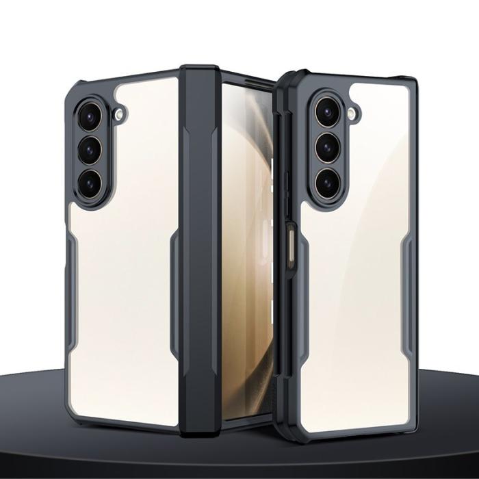 XUNDD - XUNDD Samsung Galaxy Z Fold5 Fodral PC+TPU+Glas Svart