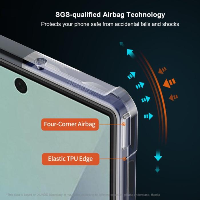 XUNDD - XUNDD Samsung Galaxy Z Fold7 Fodral TPU + Akryl Svart