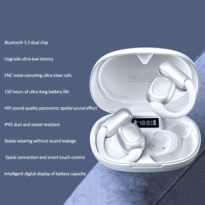 XUNDD - XUNDD W001 TWS Trådlösa Hörlurar HiFi Ljud - Vit