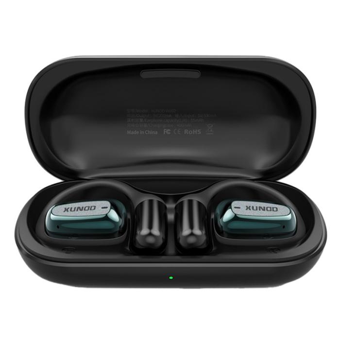 XUNDD - XUNDD W002 ENC Bluetooth Hörlurar Öronkrok - Svart