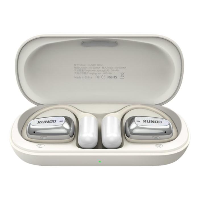 XUNDD - XUNDD W002 ENC Bluetooth Hörlurar Öronkrok - Vit