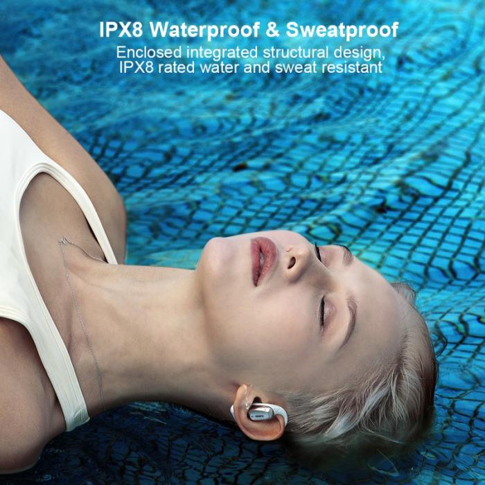 XUNDD - XUNDD W002 ENC Bluetooth Hörlurar Öronkrok - Vit