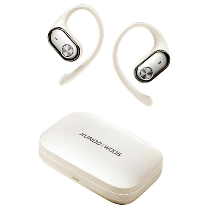 XUNDD - XUNDD W005 Öronhörlurar Bluetooth 5.4 med öronkrokar Beige