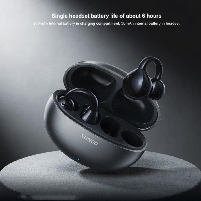 XUNDD - XUNDD W006 Öronhörlurar Clip-On Bluetooth Beige