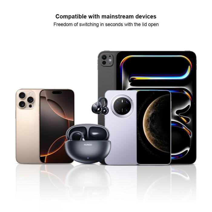 XUNDD - XUNDD W006 Öronhörlurar Clip-On Bluetooth Beige