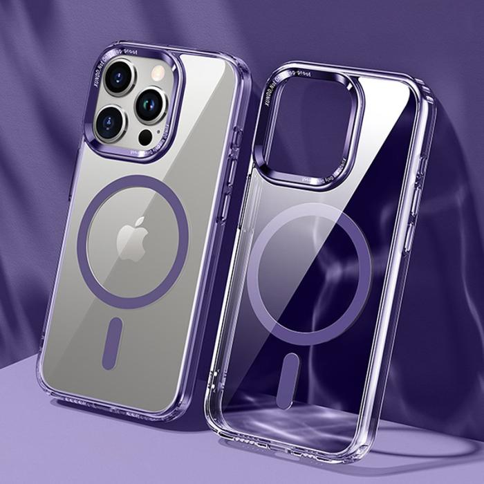 XUNDD - XUNDD Wisely Series iPhone 15 Pro Max Skal Transparent Lila