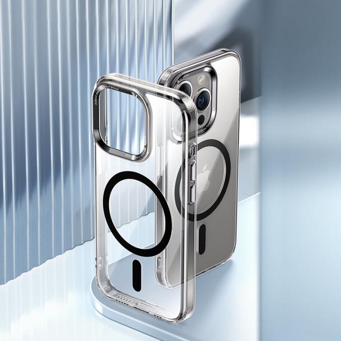 XUNDD - XUNDD Wisely Series iPhone 15 Pro Skal MagSafe Transparent Blå