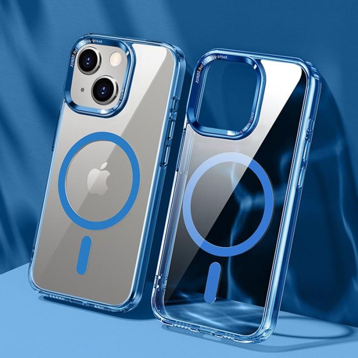 XUNDD - XUNDD Wisely Series iPhone 15 Skal MagSafe Anti-scratch Blå