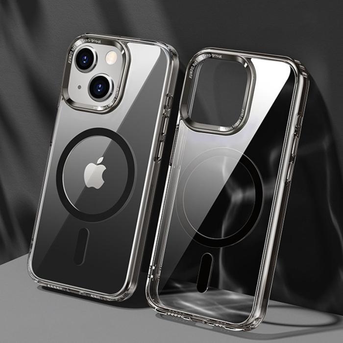 XUNDD - XUNDD Wisely Series iPhone 15 Skal MagSafe Kompatibel Svart