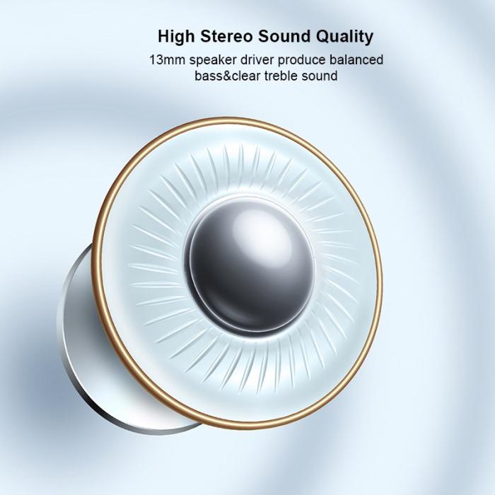 XUNDD - XUNDD X17 TWS Hörlurar Bluetooth 5.3 med Laddningsfodral Grön