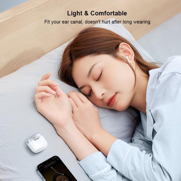 XUNDD - XUNDD X17 TWS Hörlurar Bluetooth 5.3 med Laddningsfodral Gul