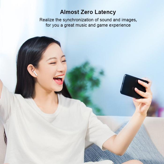 XUNDD - XUNDD X17 TWS Hörlurar Bluetooth 5.3 med Laddningsfodral Vit